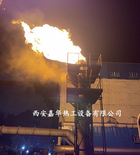 河北某厂8套焦炉煤气放散点火成功